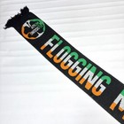 Flogging Molly Irish Celtic Folk Punk Band Knit Soccer Scarf  52x6 5in Vtg Rare 