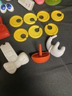 58 Piece Mr  And Mrs  Potato Head Toys parts Lot