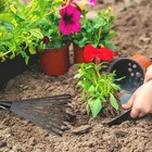 2pcs Metal Garden Hand Rakes - Mini Cultivator Tools With Handle   9 Tines Fo   