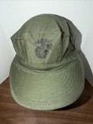 Vintage 1968 Vietnam Era Usmc Marine 8 Point Og-107 Utility Field Cap Hat Green