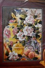 Bucilla 1992 Classic Elegance Needlepoint Kit 4672 Sealed - Roses Pottery Birds
