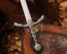 Medieval Paladin Crusader Knight Sword Of Roland W  Scabbard Battle Ready Swords