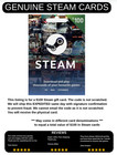 Expedited Genuine Steam Gift Card  100 Steam Wallet - Ships Expedited Today