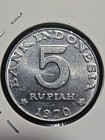 1970 Indonesia 5 Rupiah - Beautiful Coin - V1