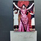 Pearl Bailey Signed Card Photo Stage Movie Actress Hello Dolly Carmen Jones