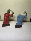 2 Crescent Arab Warriers Lead Toy Soldiers  54mm