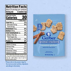  2 Pack  Gerber Toddler Snacks For Baby  Cinnamon Graham Animal Crackers  6 Oz