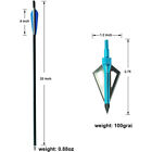 Crossbow Bolts 20    100 Grain Hunting Broadheads For Crossbow Hunting Shooting