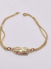Textron Haltom 10k Gold Bell Helicopter 20 Year Service Charm W 14kgf Bracelet
