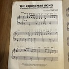 Vintage Christmas Sheet Music    the Christmas Song  1946 Mel Torme Easy Piano