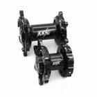 Kke Front Rear Cnc Alloy Hubs Set For Ktm Exc Sx Xc F 125-530cc 2003-2024 Black