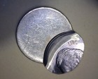 Jefferson Nickel    multi-struck     85  Off Center    uni-faced      us Error Coin