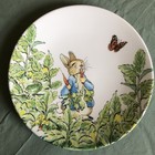 Pair Of Plastic Pottery Barn Peter Rabbit Beatrix Potter Plates