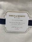 Pottery Barn Teen Emily   Meritt Pom Pom Bed Skirt Black Full 18   110e