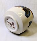 Sam Scott Studio Art Pottery Bowl Signed 3 Sided Vase Pacific Nw Vintage Glazed