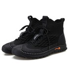 Men s Handmade Casual Shoes Fashion High-top Sneaker Genuine Leather Ankle Boots