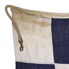 Large Vintage Cotton Nautical Signal Flag Maritime Cloth Ship Boat N November
