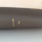 Vintage Time Magazine Bound Volume Sept-dec 1959 Hardcover Tan Canvas Spine