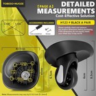2 Pack Luggage Wheels Replacement Wheel For Luggage Suitcase Repair Universal