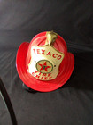 Vintage Texaco Fire Chief Red Toy Fireman Hat Helmet Park Plasticks Used 