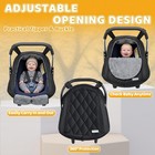 Waterproof Black Winter Car Seat Cover For Baby - Carseat Canopy Protector