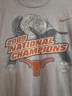 2009 Team Nike University Of Texas Longhorns Football T Shirt Mens Large Orange