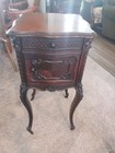 Pair Of Antique French Louis Xv Nightstands Or End Tables In Mahogany