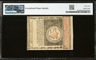 Pmg 64  1780 Rhode Island Colonial Currency American Revolution Bank Note Ri-288