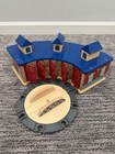 Imaginarium Wooden Roundhouse And Turntable Train Track Shed -compat With Thomas