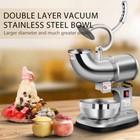 Ice Shaver Machine Snow Cone Maker Shaved Icee 440 Lbs Electric Crusher Shaving