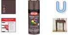 Gloss Leather Brown Spray Paint  12 Oz  - Quick Drying And Durable
