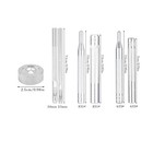 7 Pcs Leather Rivets Setter Tool Set Die Punch Snap Kit Double Cap Studs Craft
