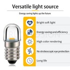 Ruiandsion Warm White E10 3v 4 5v 6v 12v Led Replacement Screw Base Light Bulbs