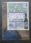Red Hot Chili Peppers Rolling Rock Town Fair Promo Print Advertisement 2000