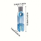 1pc 3-in-1 Cup Cleaning Brush U-shaped Bottle Lid Gap Thermos Cleaner Tool New