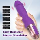 Thick Big Realistic Dildo G Spot Rabbit Vibrator Women Sex Toys Rechargeable Us
