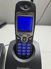 Panasonic Kx-td7896 Phone Handset With Charging Base  Battery   Cord