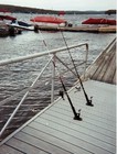 Fishing Pole Holder Fish From Deck Or Pier  Made In Usa 
