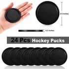 24 Pieces Home Air Hockey Pucks 2 5 Inch Heavy Replacement Game Tables