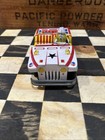 Vintage Tin Toy Military Police M p  Jeep Japan 1950 s Friction 6 