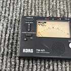 Korg Tm-60 Combo Tuner Metronome Band   Orchestra Piano Guitar Tested Working