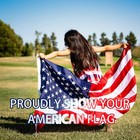 3x5 American Flag For Outside  Best Embroidered Stars And Sewn Stripes  210d    