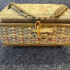Vtg sewing Basket made Exclusively For Singer 9 x6 x4 