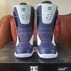 Women   s Dc Search Snowboard Boots Size 7 5 White Camo Quick Lace   Boa