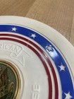 Vintage Wham-o All American Frisbee Red White Blue Raised Letter 10 Mold 1970
