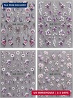 3d Embossed Flower Nail Art Stickers Decals Self-adhesive 5d Spring