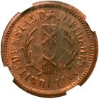 1863 F-91 435a R-8 Ngc Ms 65 Rb United We Stand Civil War Token