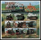 Tanzania 1995 - Trains Of The World  Locomotive - Sheet Of 9 - Scott 1338 - Mnh