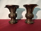 Pair Of Asian Bronze Vases