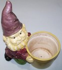 Vintage Garden Gnome Large Hand Painted Ceramic Figure
